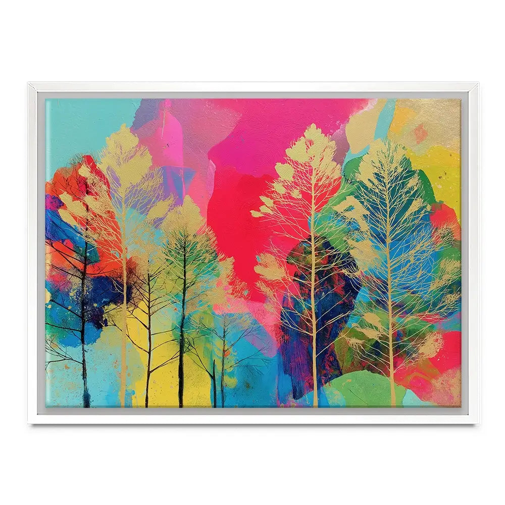 Golden Forest Canvas Print Golden Forest Canvas Print wall art product Chromatic Storm Studio