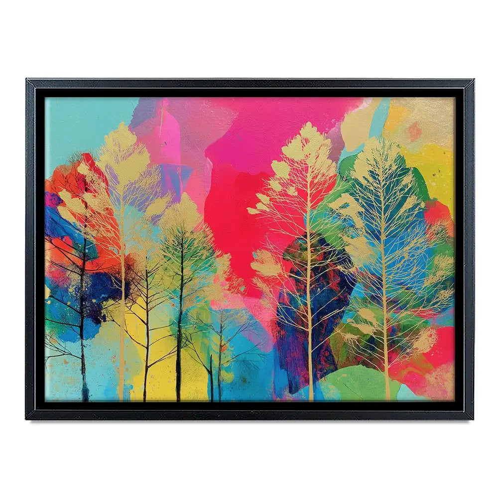 Golden Forest Canvas Print Golden Forest Canvas Print wall art product Chromatic Storm Studio