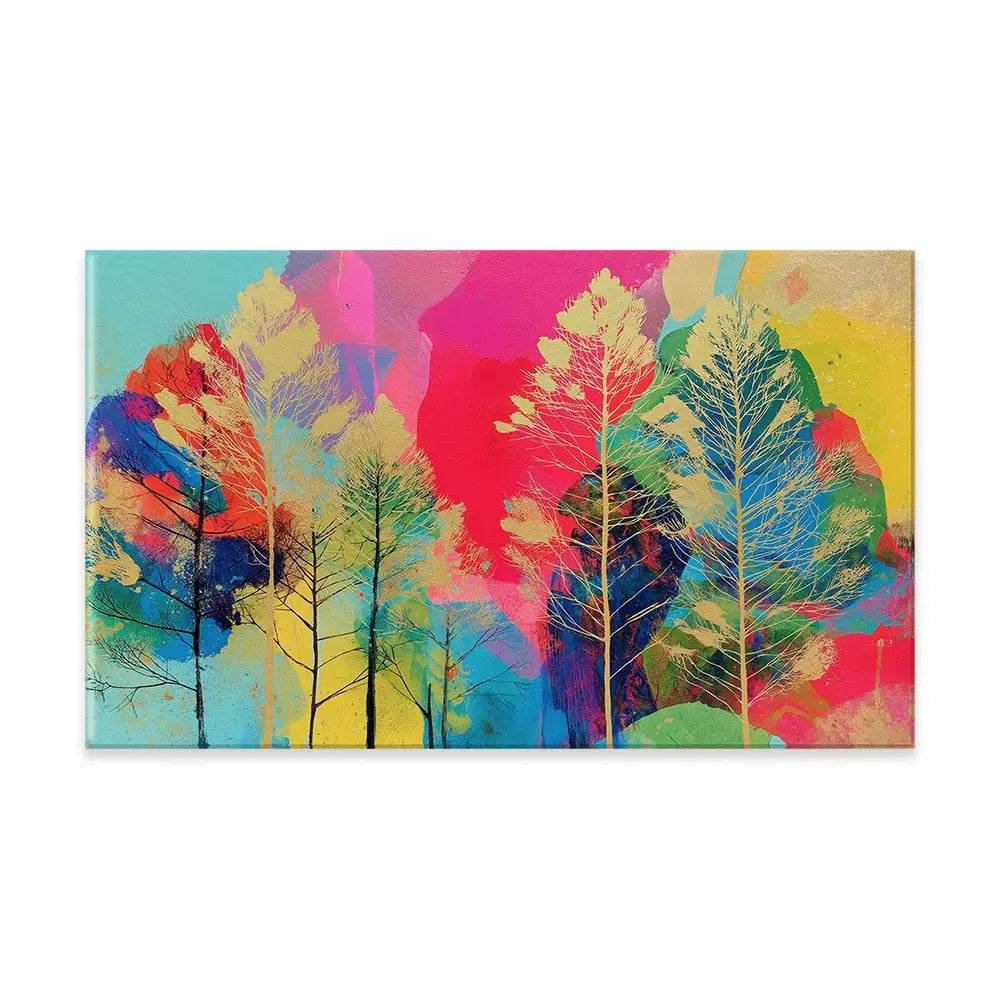 Golden Forest Canvas Print Golden Forest Canvas Print wall art product Chromatic Storm Studio