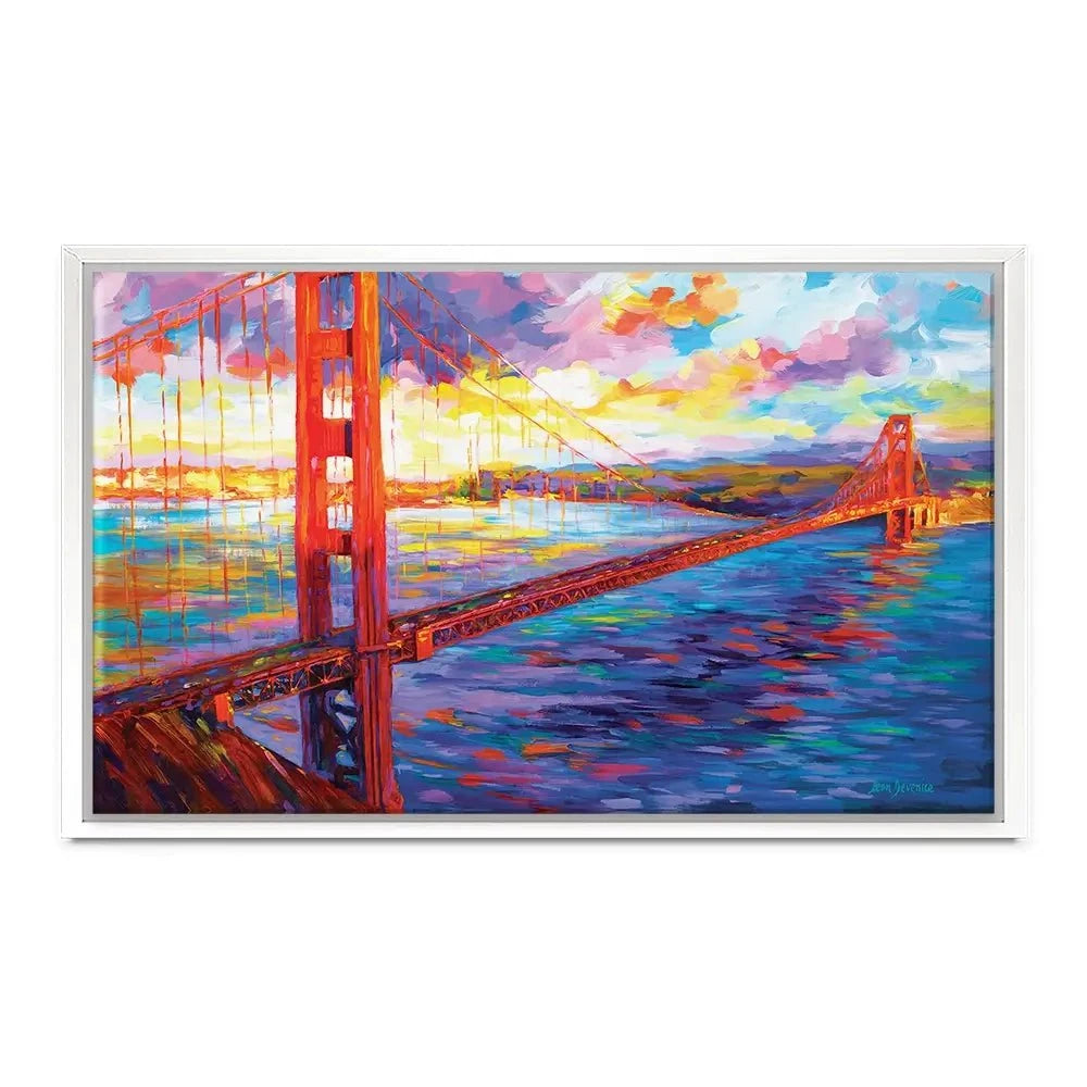 Golden Gate Bridge Canvas Print Golden Gate Bridge Canvas Print wall art product Leon Devenice