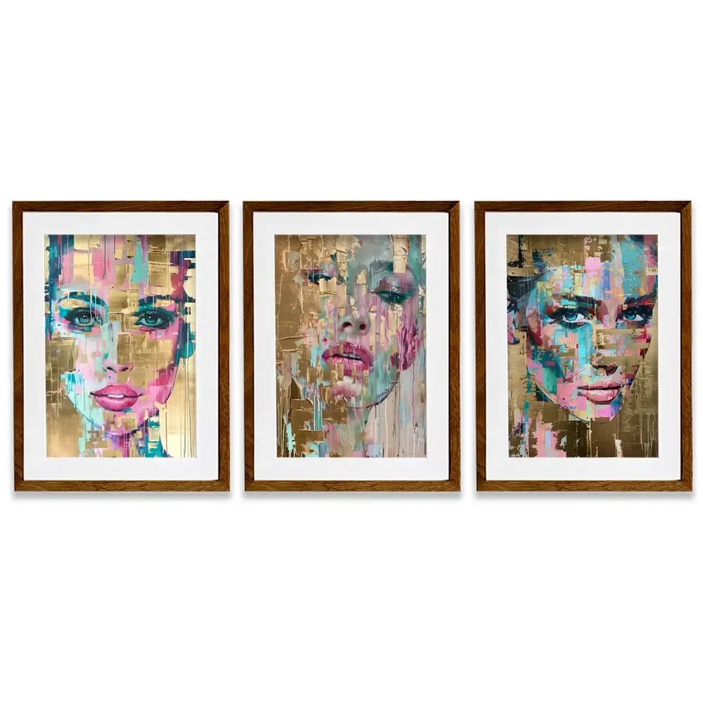 Golden Girl Framed Art Print Trio Golden Girl Framed Art Print Trio wall art product Svetlana Aleynikova
