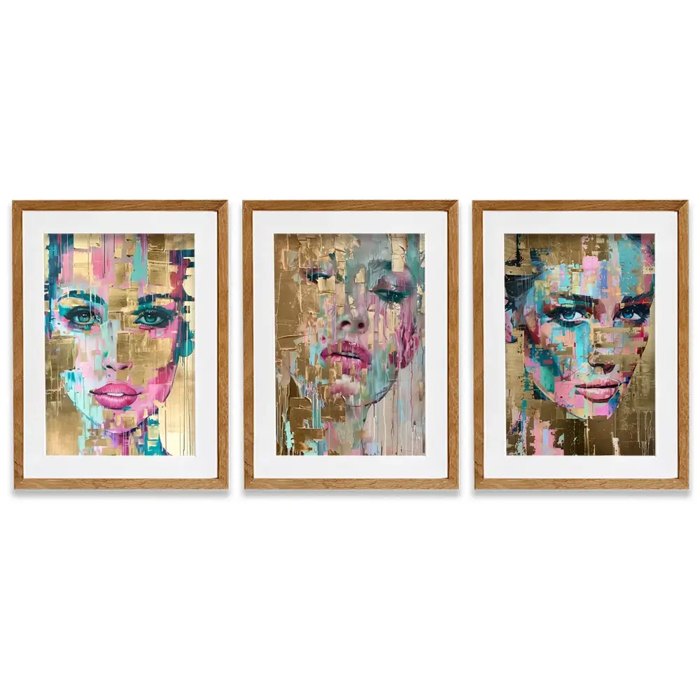 Golden Girl Framed Art Print Trio Golden Girl Framed Art Print Trio wall art product Svetlana Aleynikova