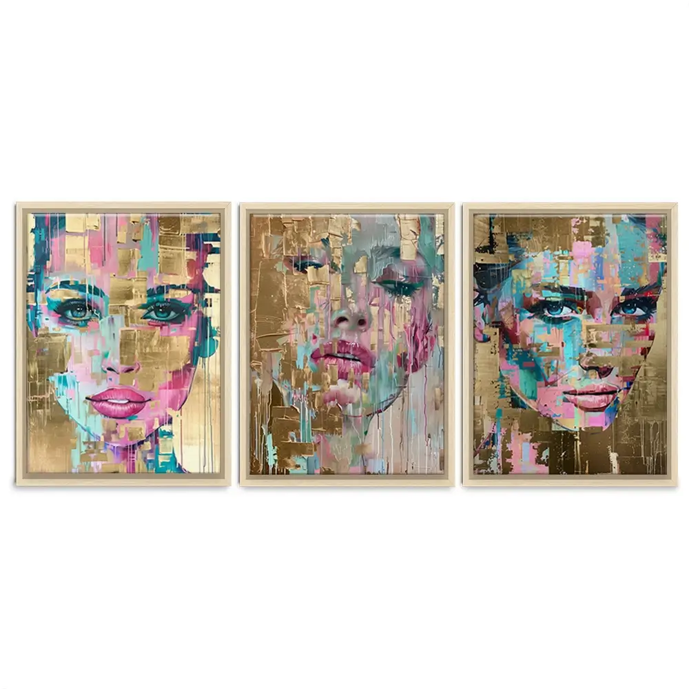 Golden Girl Trio Canvas Print Golden Girl Trio Canvas Print wall art product Svetlana Aleynikova