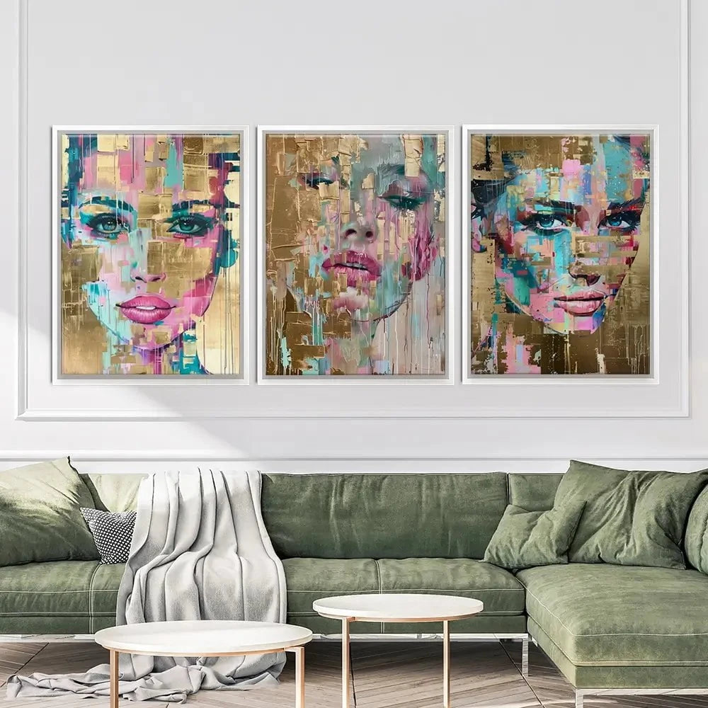 Golden Girl Trio Canvas Print Golden Girl Trio Canvas Print wall art product Svetlana Aleynikova