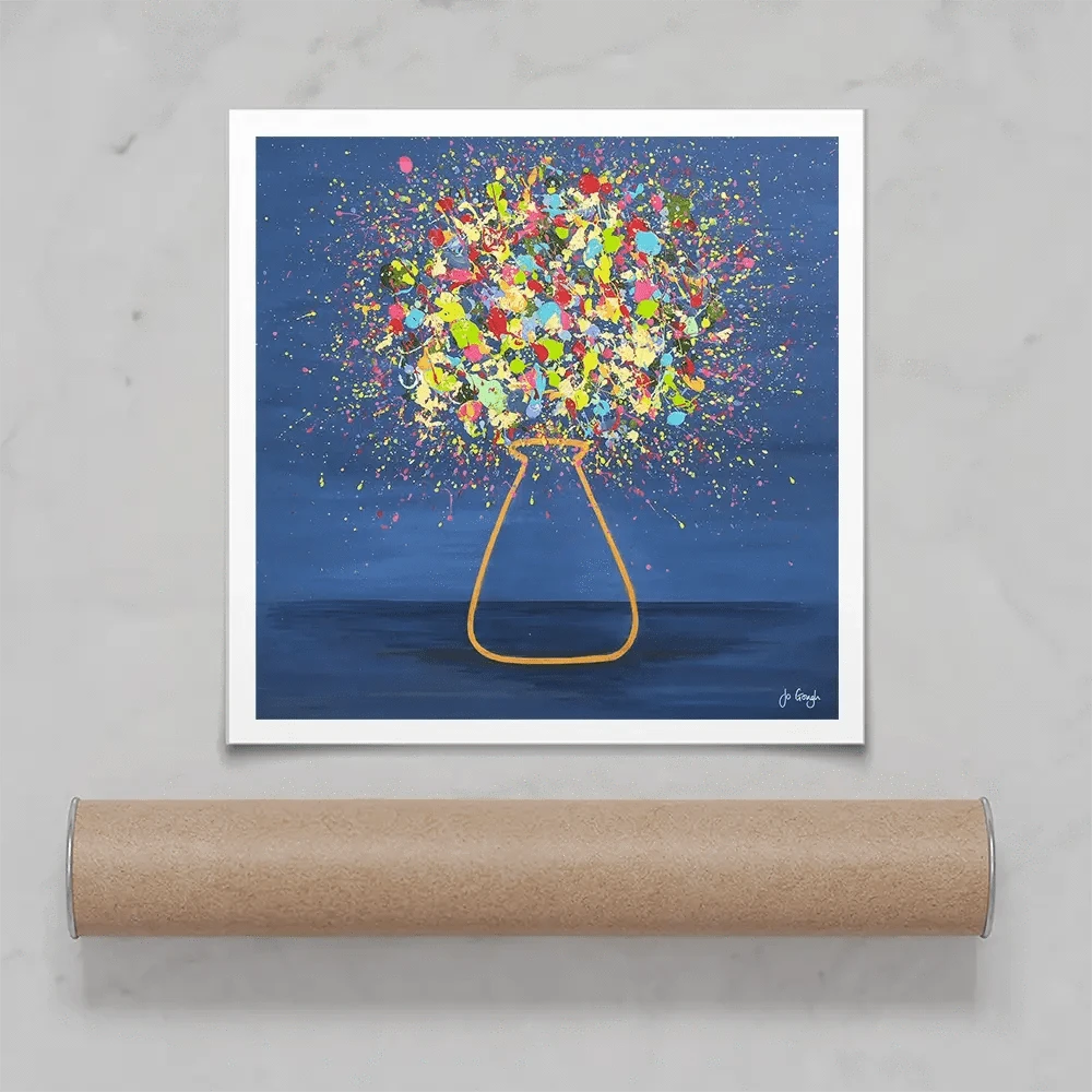 Golden Glow Art Print Golden Glow Art Print wall art product Jo Gough