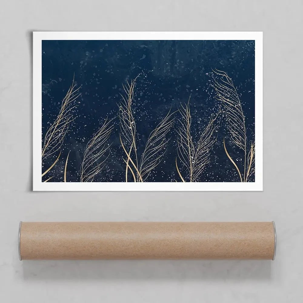 Golden Grass Art Print Golden Grass Art Print wall art product Aleshyn_Andrei / Shutterstock