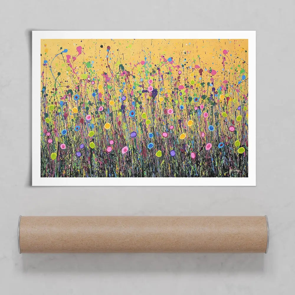 Golden Joy Art Print Golden Joy Art Print wall art product Jo Gough