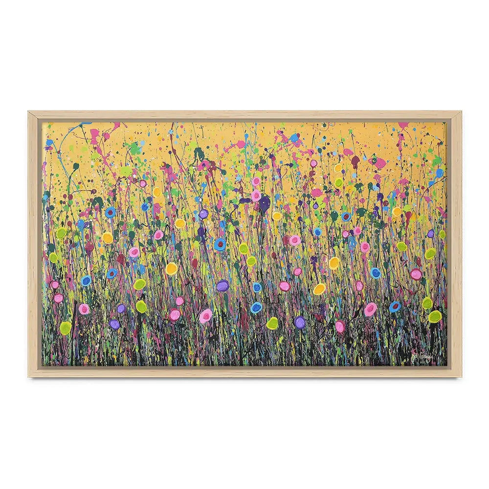 Golden Joy Canvas Print Golden Joy Canvas Print wall art product Jo Gough