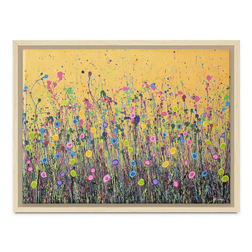 Golden Joy Canvas Print Golden Joy Canvas Print wall art product Jo Gough