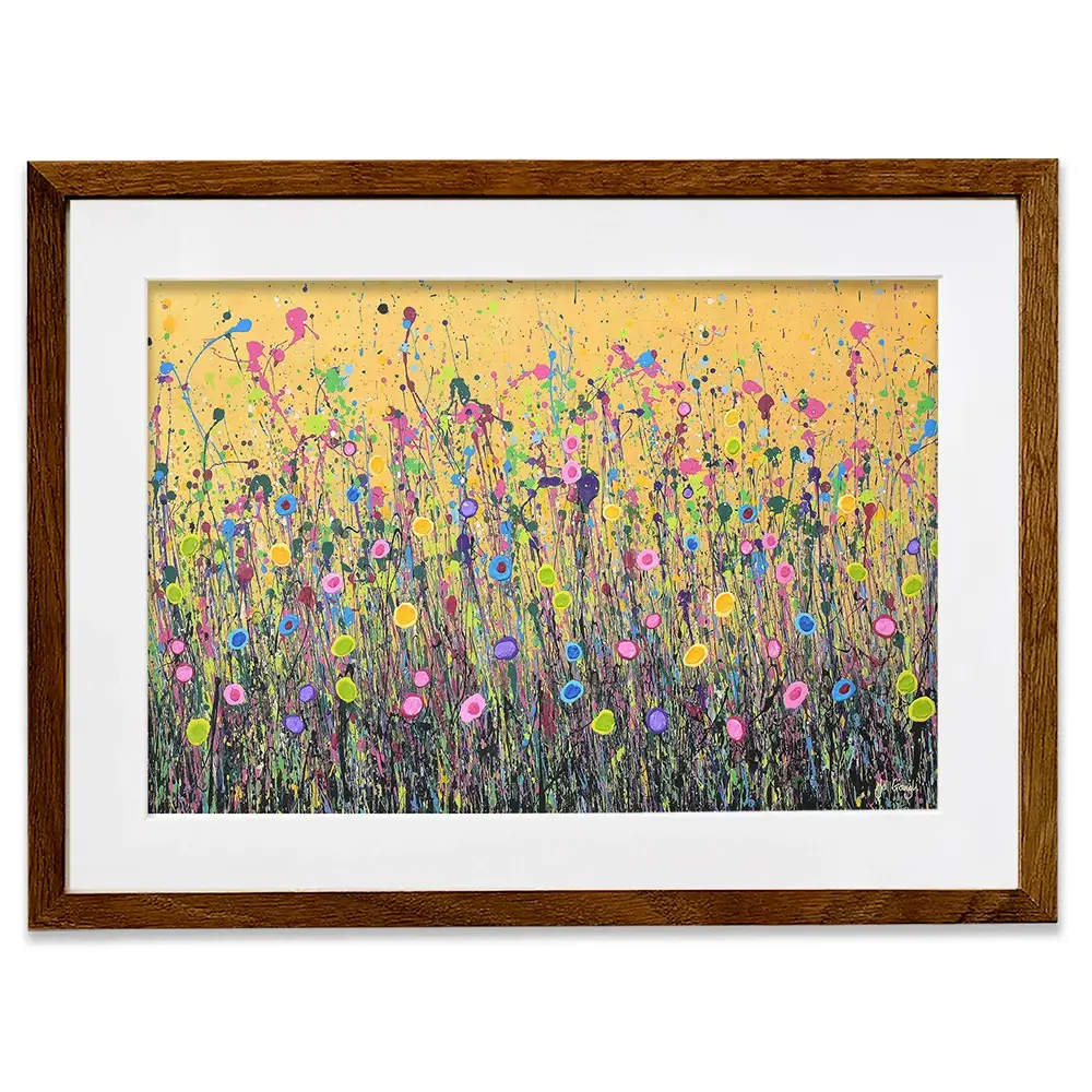 Golden Joy Framed Art Print Golden Joy Framed Art Print wall art product Jo Gough