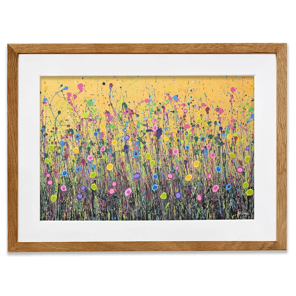 Golden Joy Framed Art Print Golden Joy Framed Art Print wall art product Jo Gough