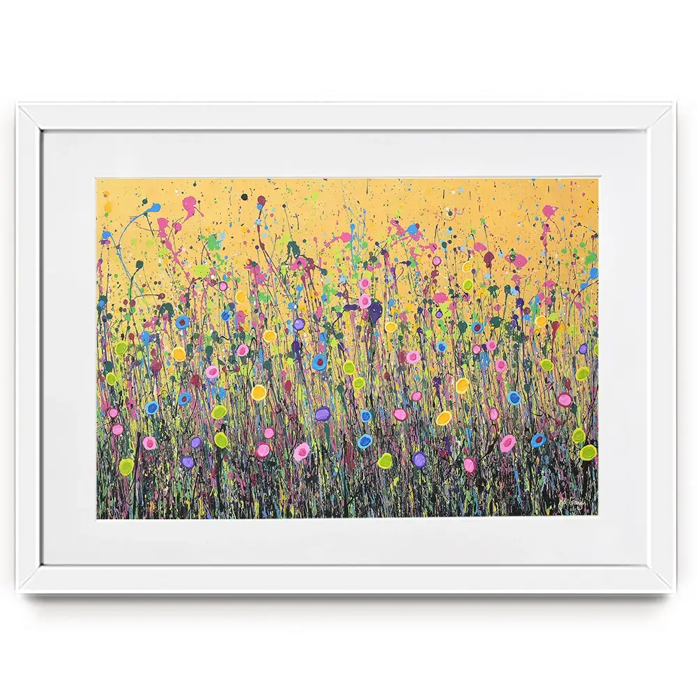 Golden Joy Framed Art Print Golden Joy Framed Art Print wall art product Jo Gough