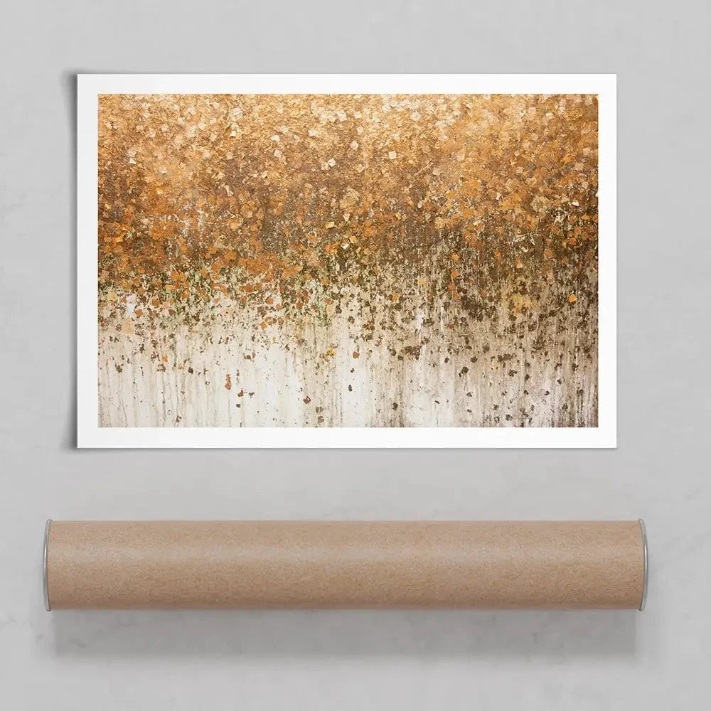 Golden Leaf Wall Art Print Golden Leaf Wall Art Print wall art product WIN12_ET / Shutterstock