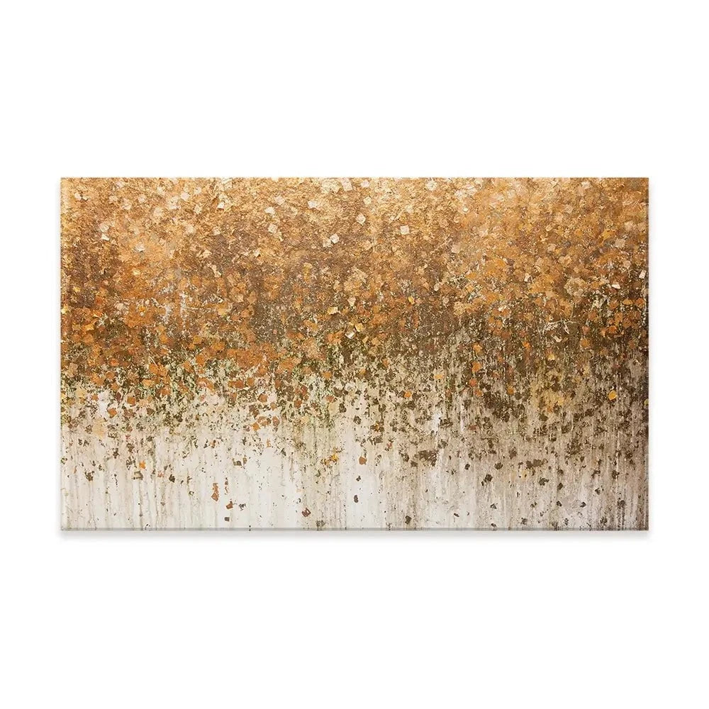 Golden Leaf Wall Canvas Print Golden Leaf Wall Canvas Print wall art product WIN12_ET / Shutterstock