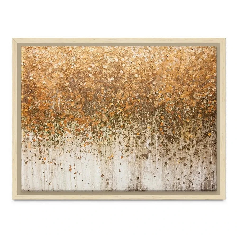 Golden Leaf Wall Canvas Print Golden Leaf Wall Canvas Print wall art product WIN12_ET / Shutterstock