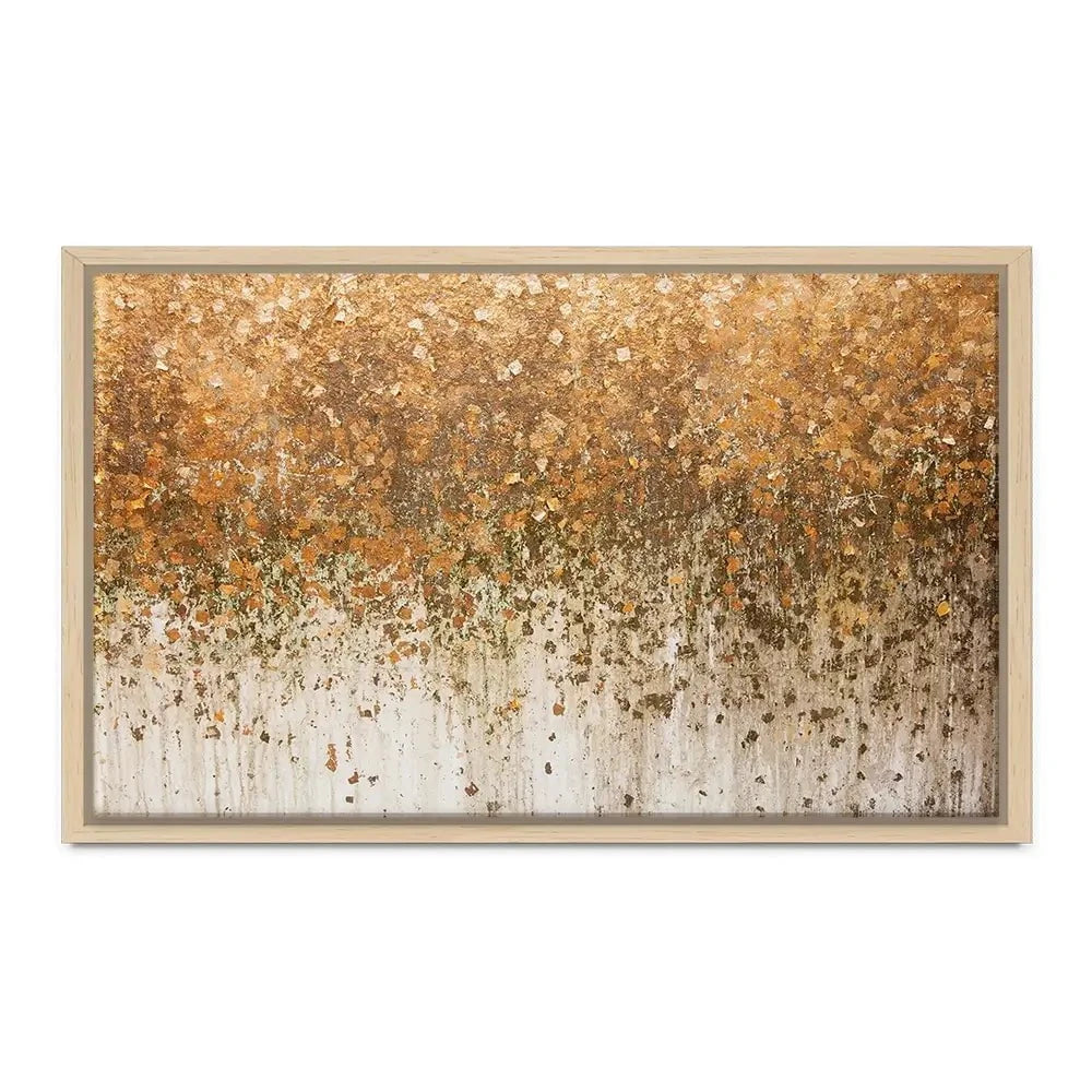 Golden Leaf Wall Canvas Print Golden Leaf Wall Canvas Print wall art product WIN12_ET / Shutterstock
