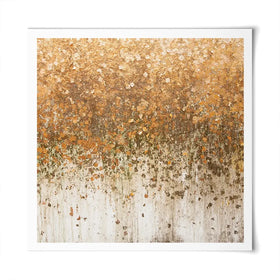 Golden Leaf Wall Square Art Print Golden Leaf Wall Square Art Print wall art product WIN12_ET / Shutterstock
