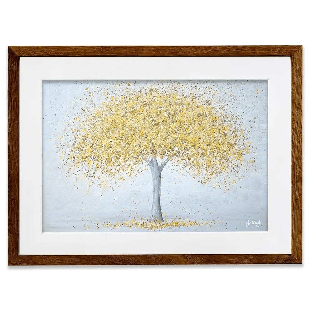 Golden Love Framed Art Print Golden Love Framed Art Print wall art product Jo Gough