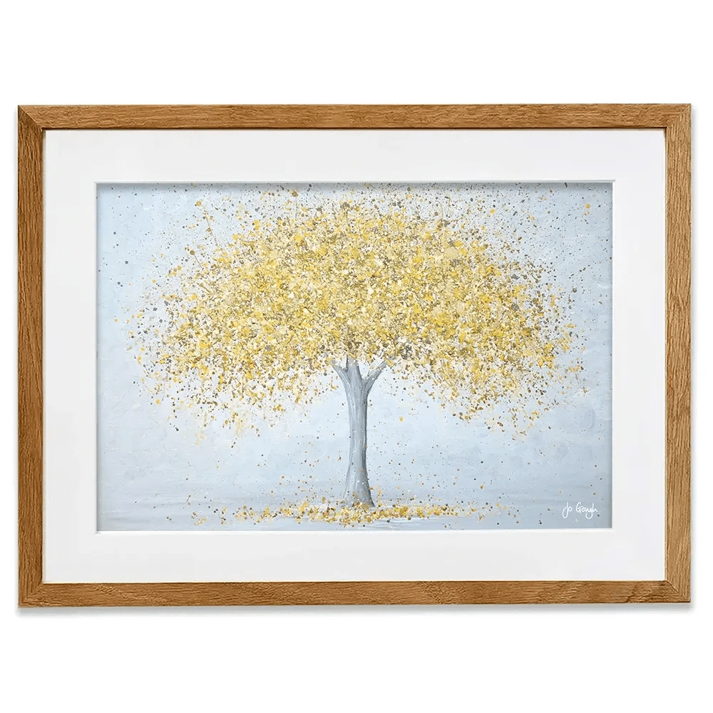 Golden Love Framed Art Print Golden Love Framed Art Print wall art product Jo Gough