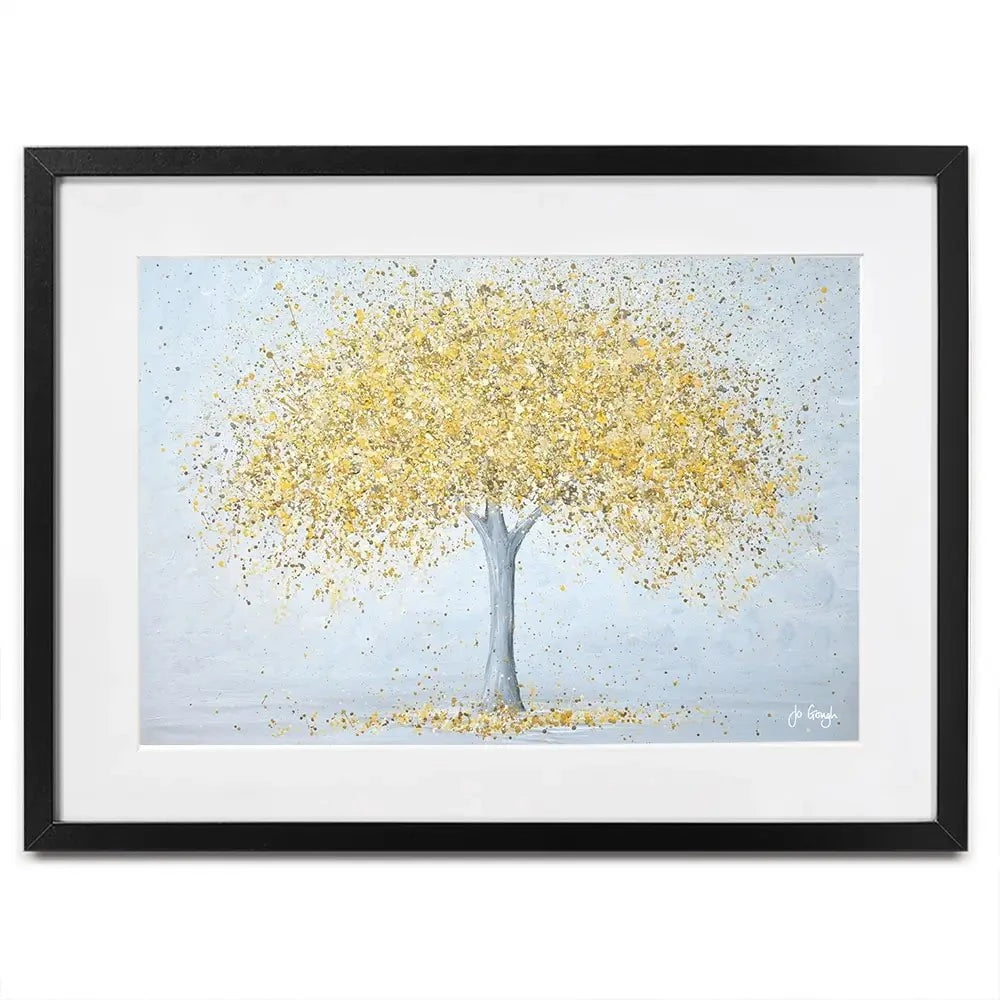 Golden Love Framed Art Print Golden Love Framed Art Print wall art product Jo Gough