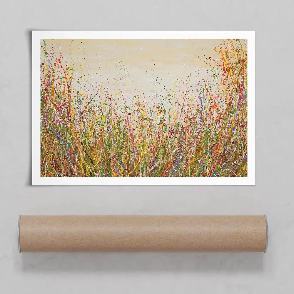 Golden Meadow Art Print Golden Meadow Art Print wall art product Olga Tkachyk