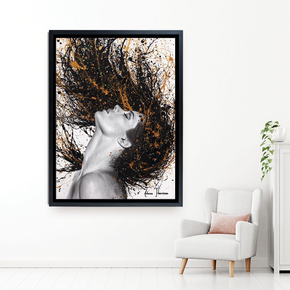 Golden Onyx Sensation Canvas Print wall art product Ashvin Harrison