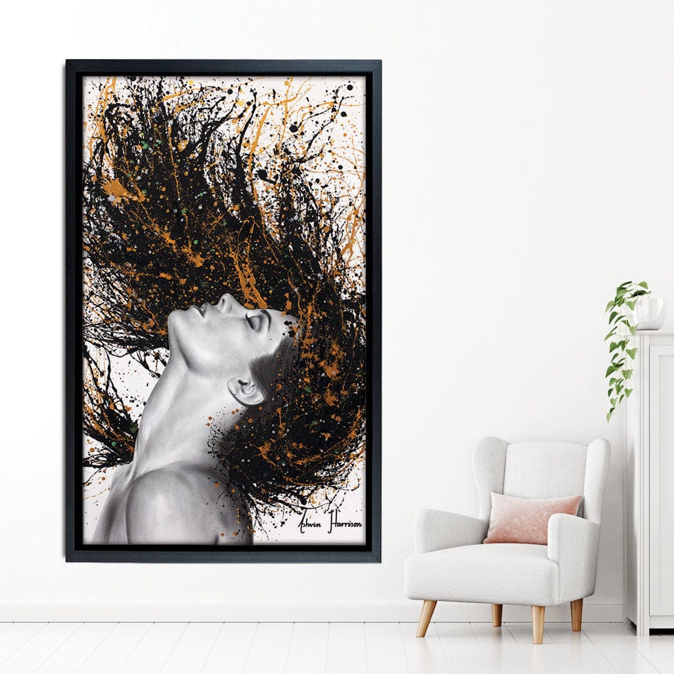 Golden Onyx Sensation Canvas Print wall art product Ashvin Harrison