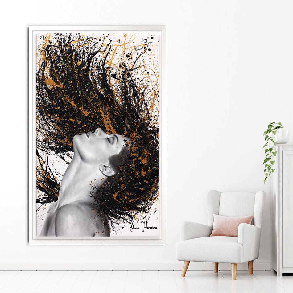 Golden Onyx Sensation Canvas Print wall art product Ashvin Harrison