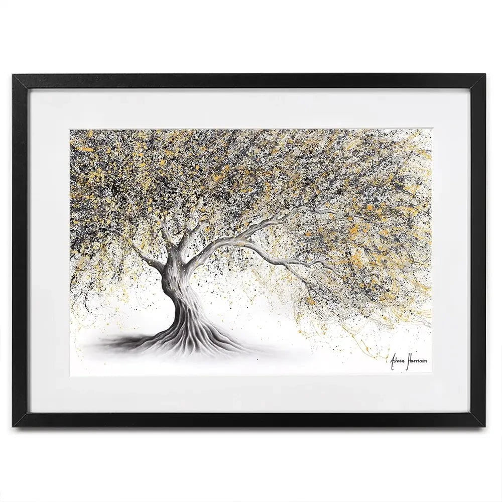 Golden Onyx Tree Framed Art Print Golden Onyx Tree Framed Art Print wall art product Ashvin Harrison