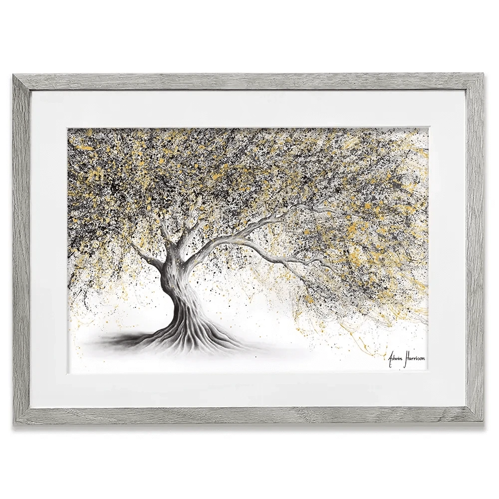 Golden Onyx Tree Framed Art Print Golden Onyx Tree Framed Art Print wall art product Ashvin Harrison
