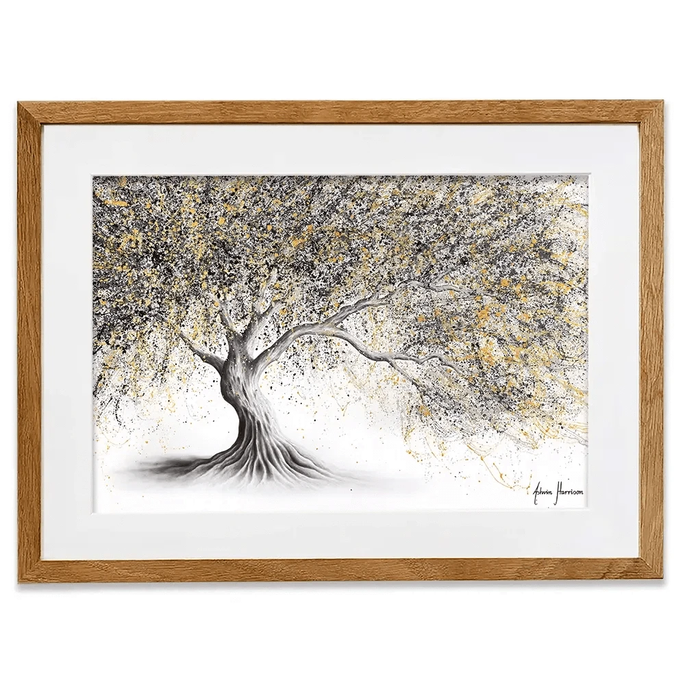 Golden Onyx Tree Framed Art Print Golden Onyx Tree Framed Art Print wall art product Ashvin Harrison