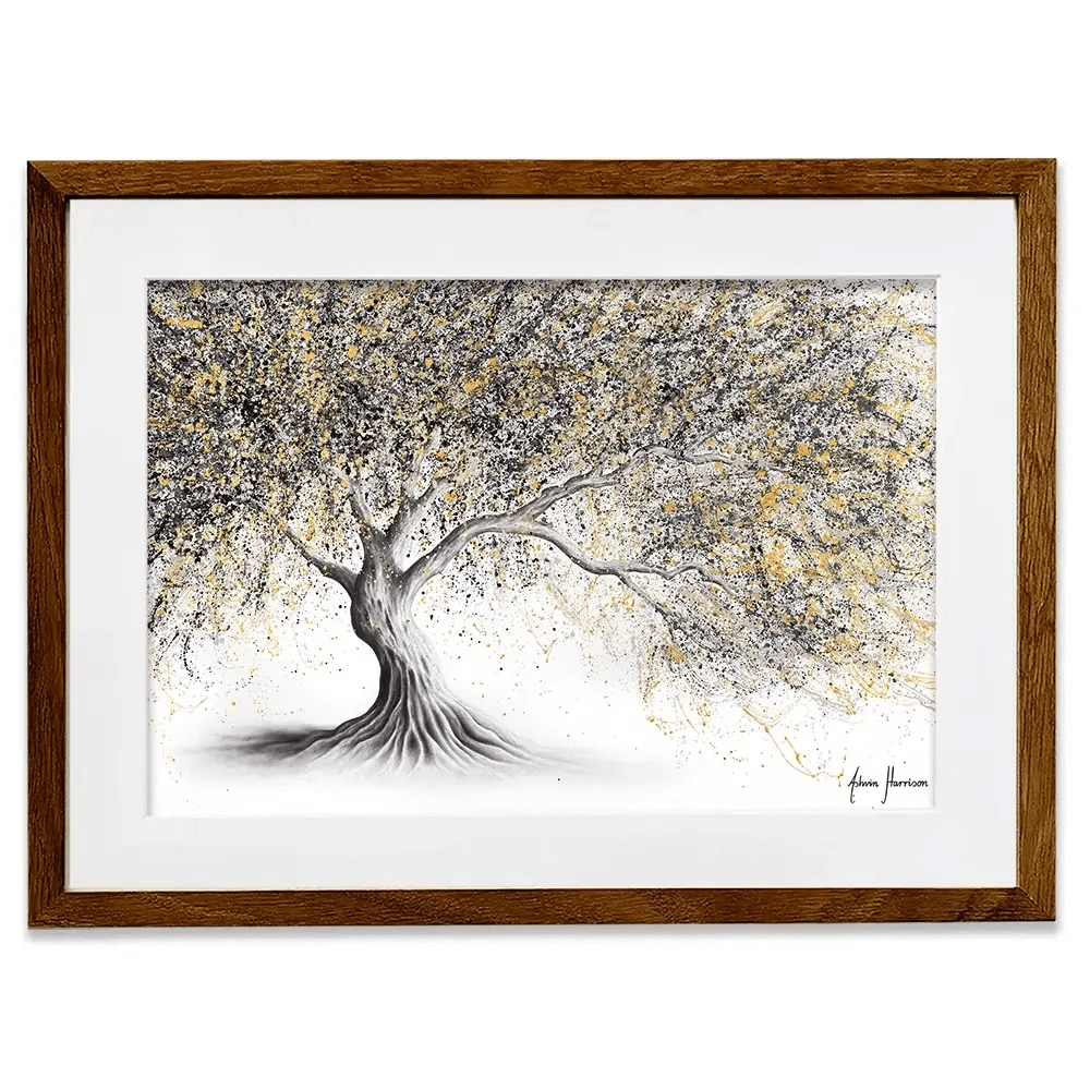 Golden Onyx Tree Framed Art Print Golden Onyx Tree Framed Art Print wall art product Ashvin Harrison