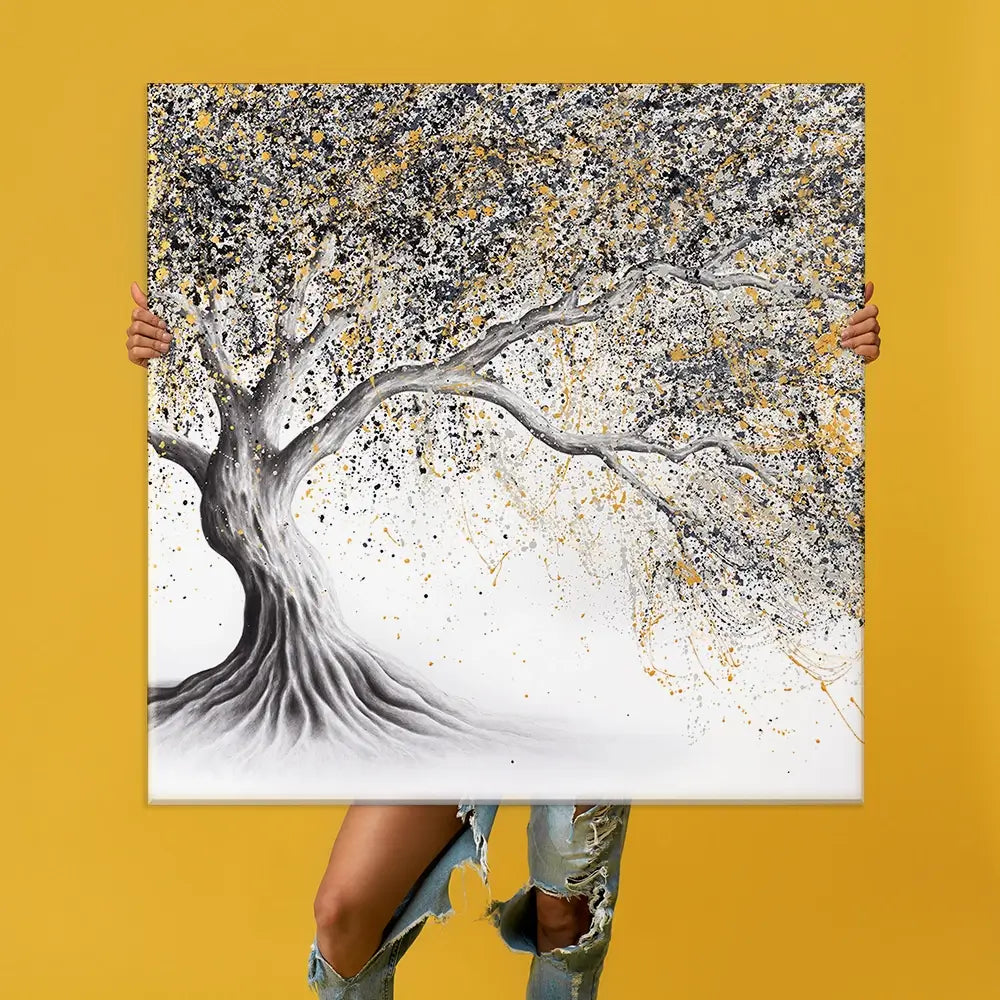 Golden Onyx Tree Oversized Canvas Print Golden Onyx Tree Oversized Canvas Print wall art product Ashvin Harrison