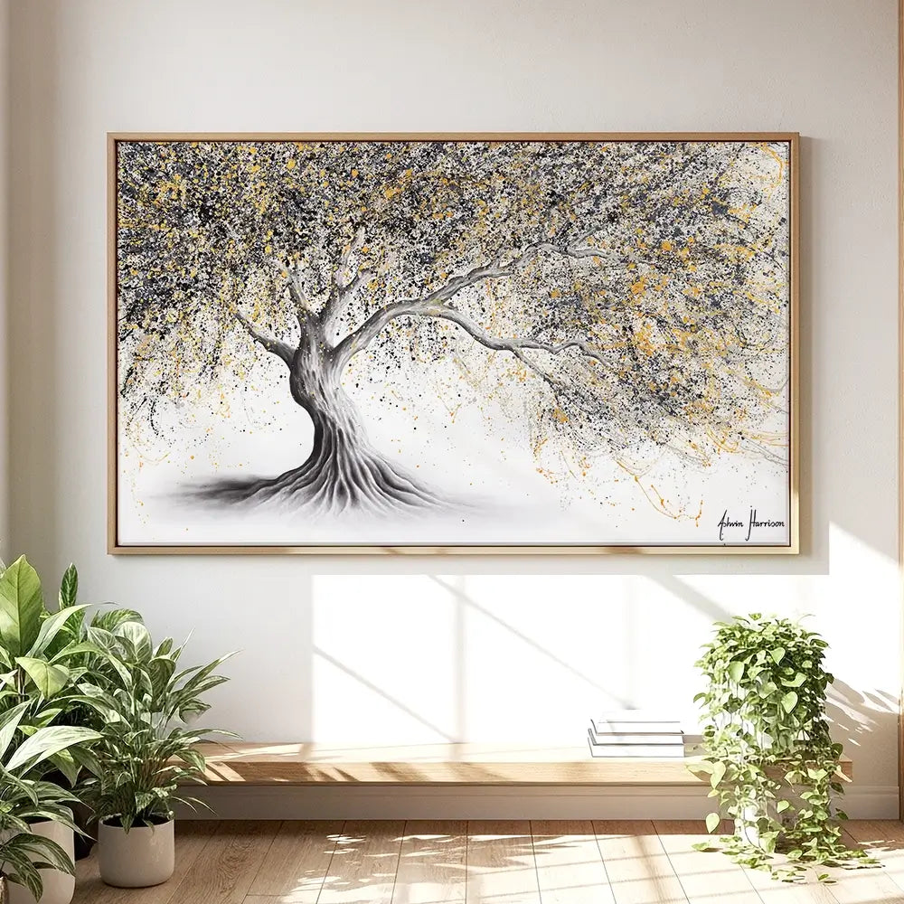 Golden Onyx Tree Oversized Canvas Print Golden Onyx Tree Oversized Canvas Print wall art product Ashvin Harrison