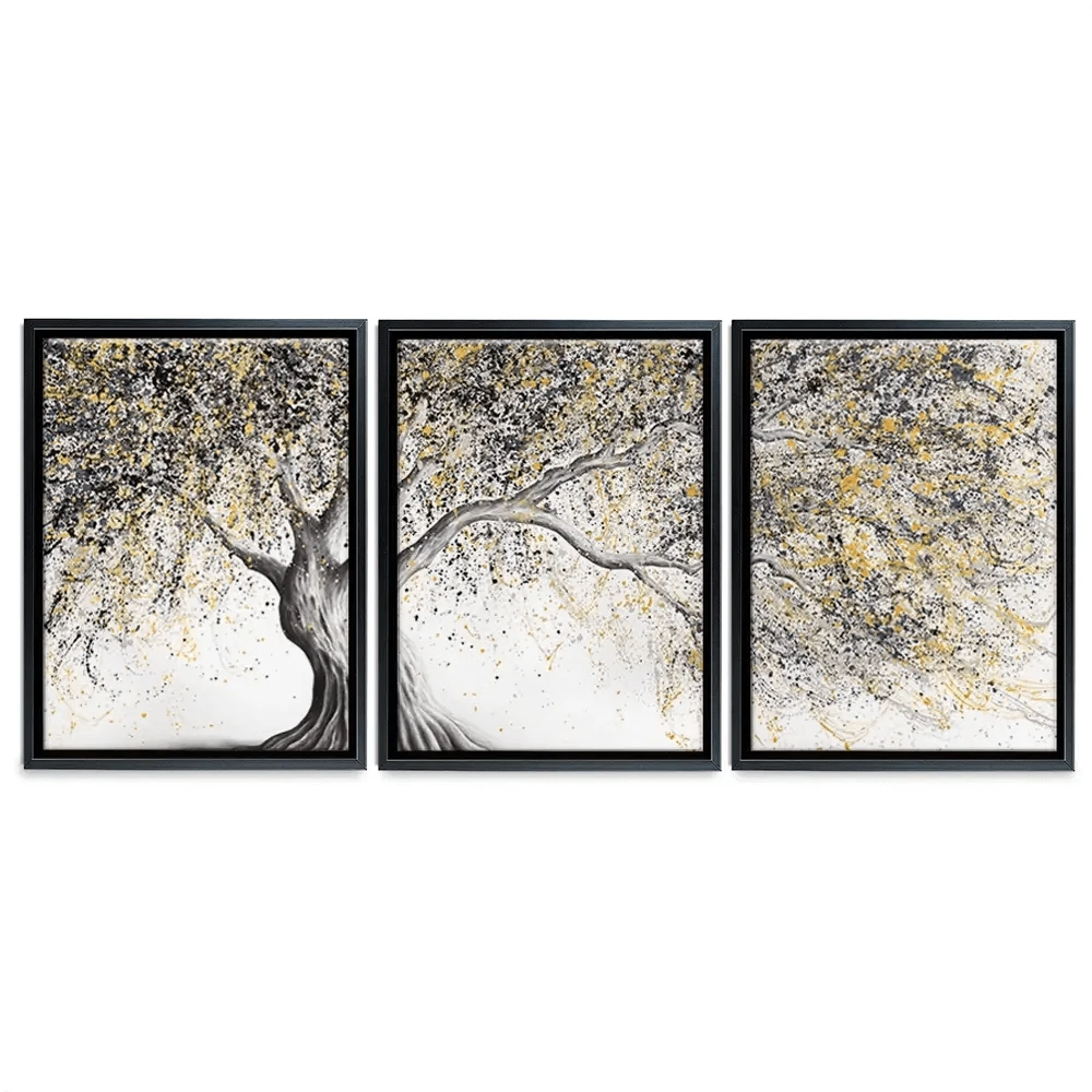 Golden Onyx Tree Trio Canvas Print Golden Onyx Tree Trio Canvas Print wall art product Ashvin Harrison