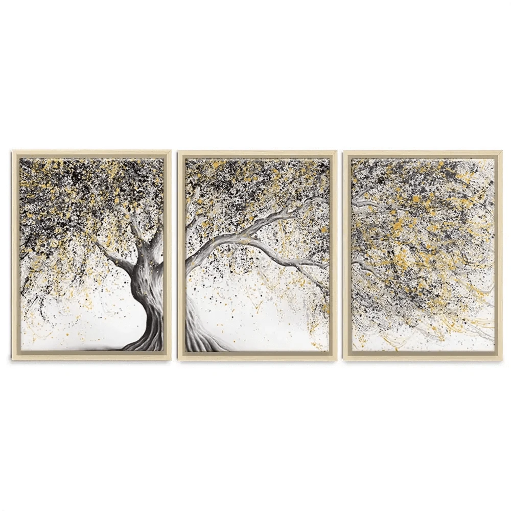 Golden Onyx Tree Trio Canvas Print Golden Onyx Tree Trio Canvas Print wall art product Ashvin Harrison