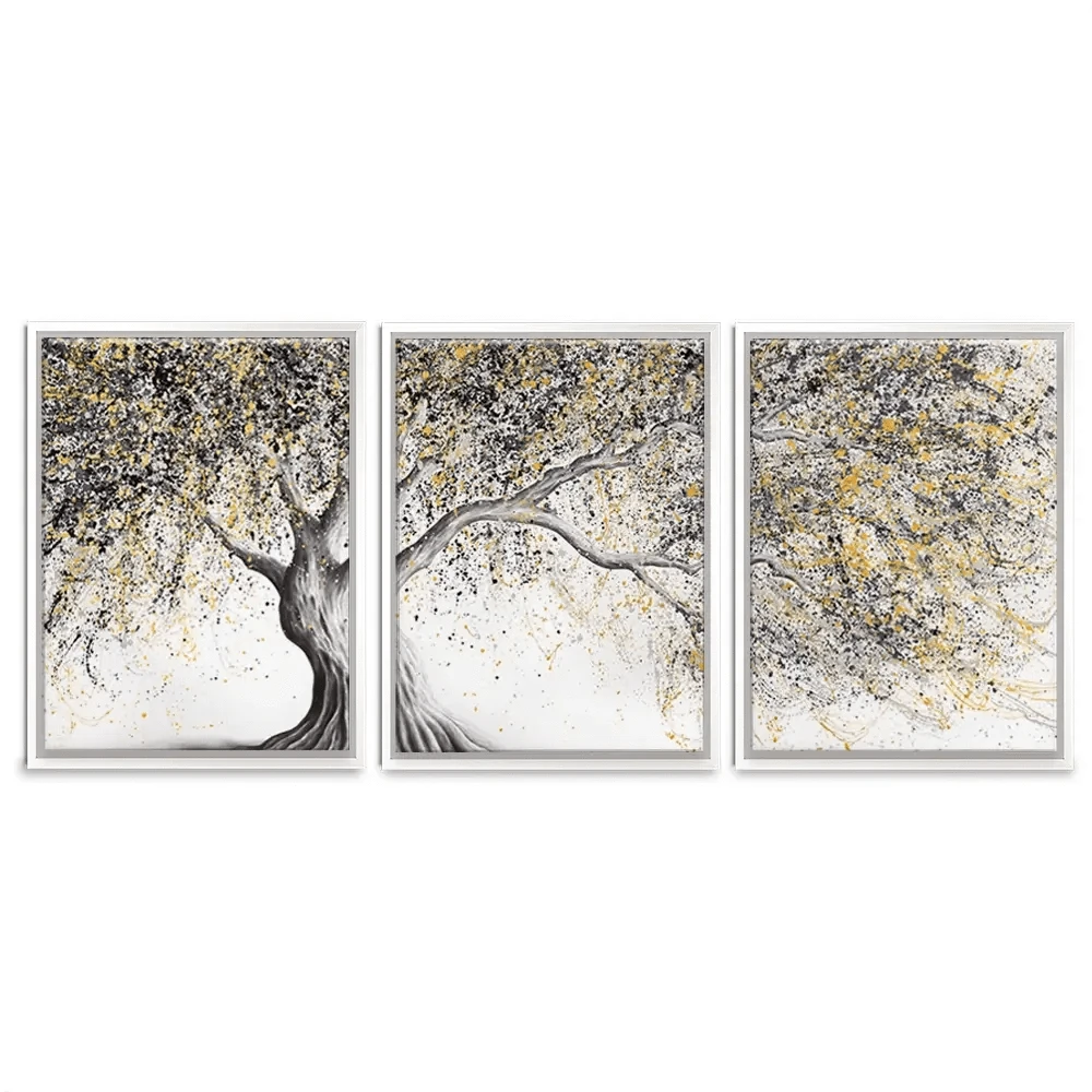 Golden Onyx Tree Trio Canvas Print Golden Onyx Tree Trio Canvas Print wall art product Ashvin Harrison
