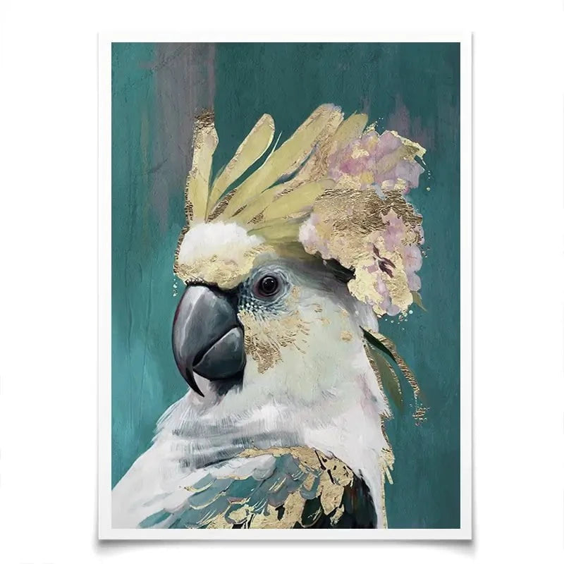 Golden Parrot Art Print Golden Parrot Art Print wall art product Svetlana Aleynikova
