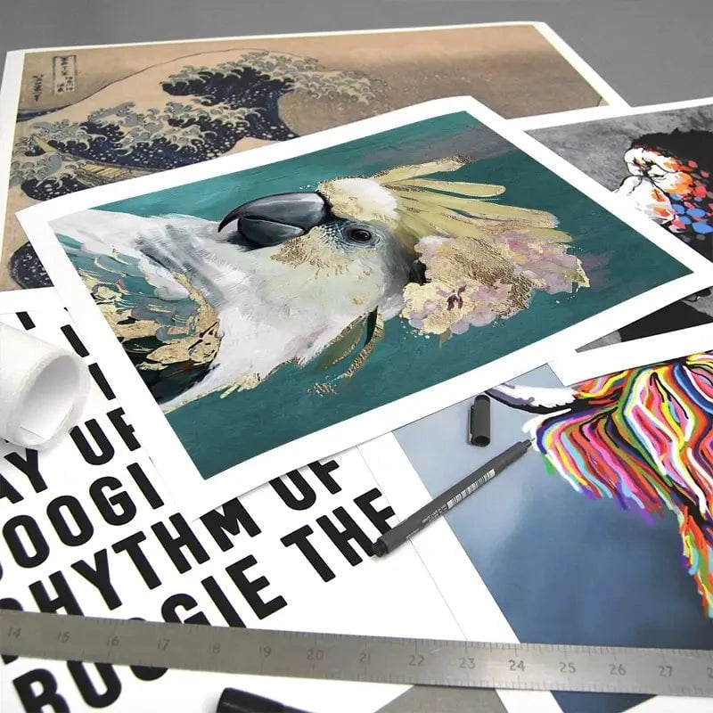 Golden Parrot Art Print Golden Parrot Art Print wall art product Svetlana Aleynikova