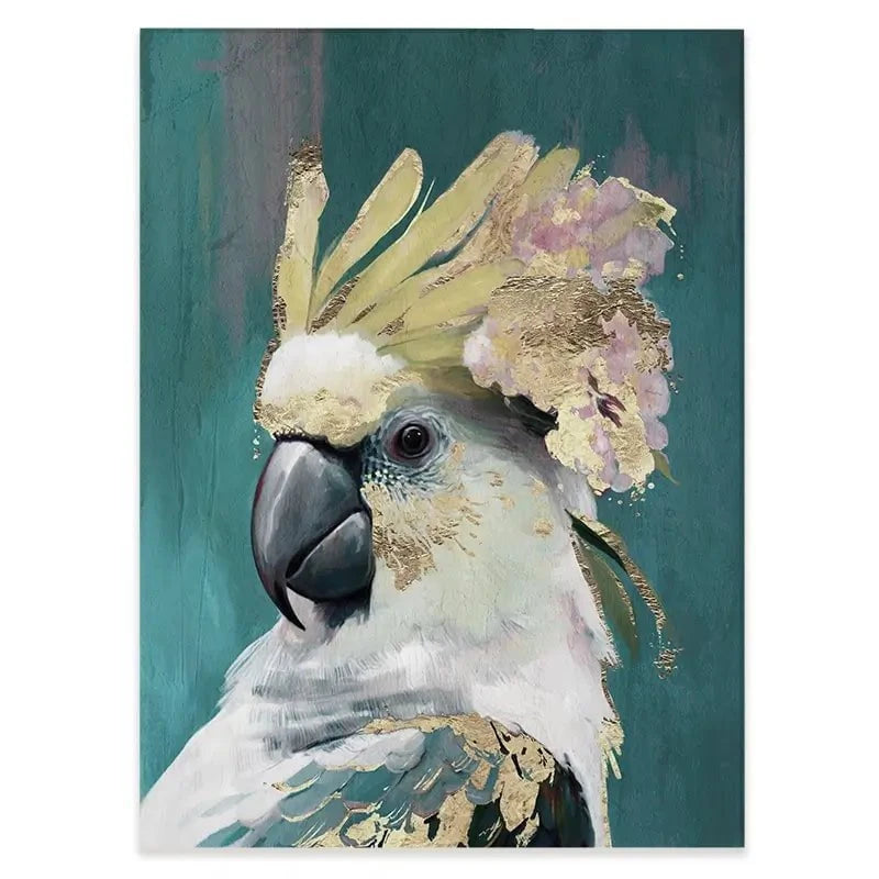 Golden Parrot Canvas Print Golden Parrot Canvas Print wall art product Svetlana Aleynikova
