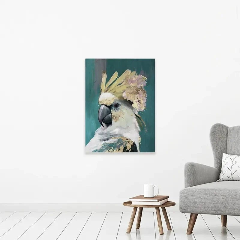 Golden Parrot Canvas Print Golden Parrot Canvas Print wall art product Svetlana Aleynikova