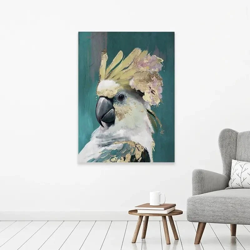 Golden Parrot Canvas Print Golden Parrot Canvas Print wall art product Svetlana Aleynikova
