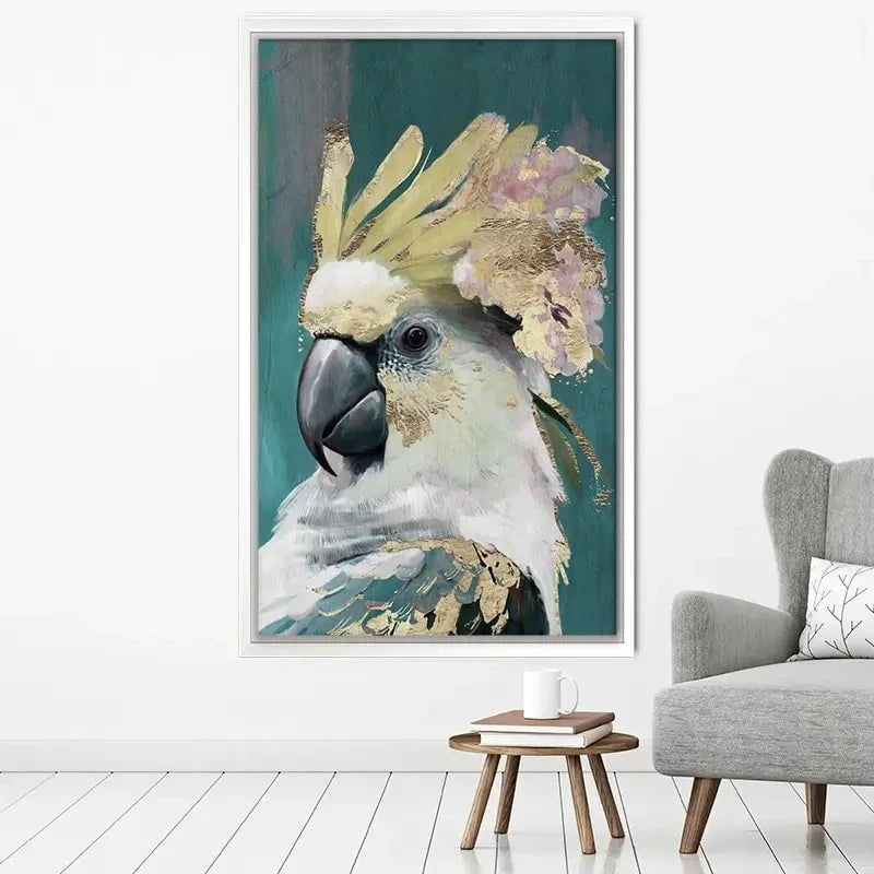 Golden Parrot Canvas Print Golden Parrot Canvas Print wall art product Svetlana Aleynikova
