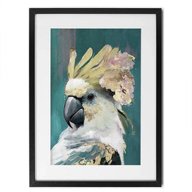 Golden Parrot Framed Art Print Golden Parrot Framed Art Print wall art product Svetlana Aleynikova