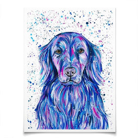 Golden Retriever Art Print Golden Retriever Art Print wall art product Emma LC Art