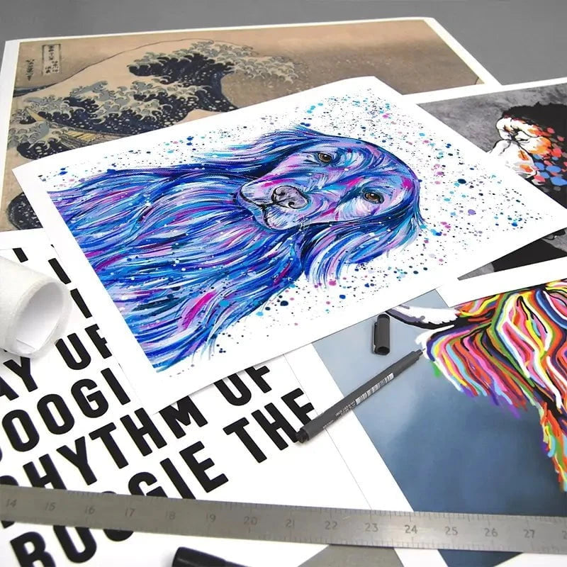 Golden Retriever Art Print Golden Retriever Art Print wall art product Emma LC Art