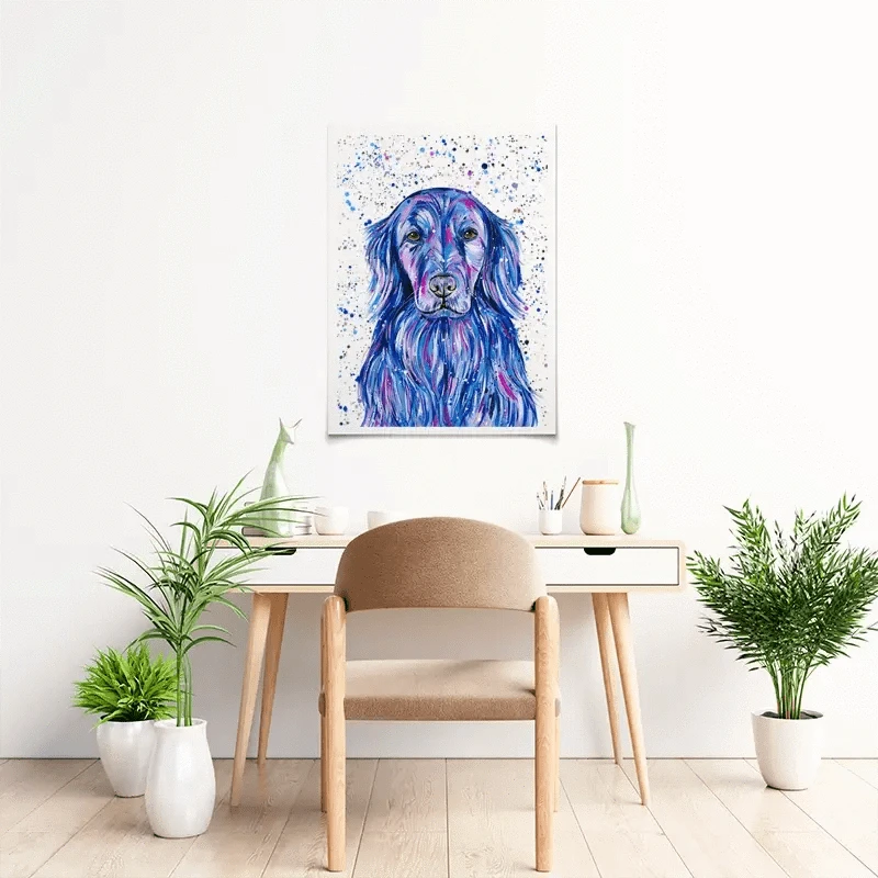 Golden Retriever Art Print Golden Retriever Art Print wall art product Emma LC Art
