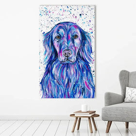 Golden Retriever Canvas Print Golden Retriever Canvas Print wall art product Emma LC Art