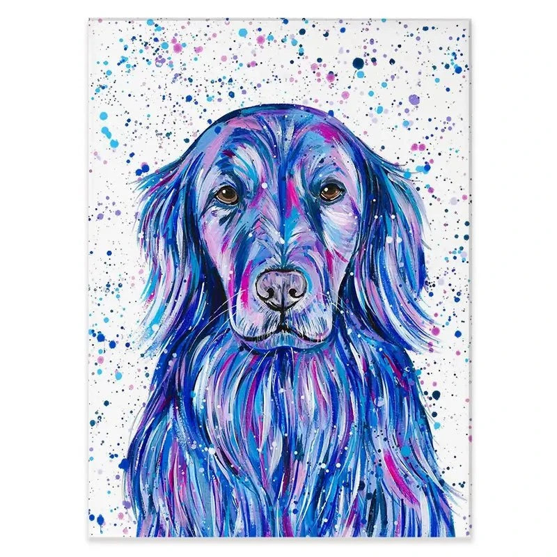 Golden Retriever Canvas Print Golden Retriever Canvas Print wall art product Emma LC Art