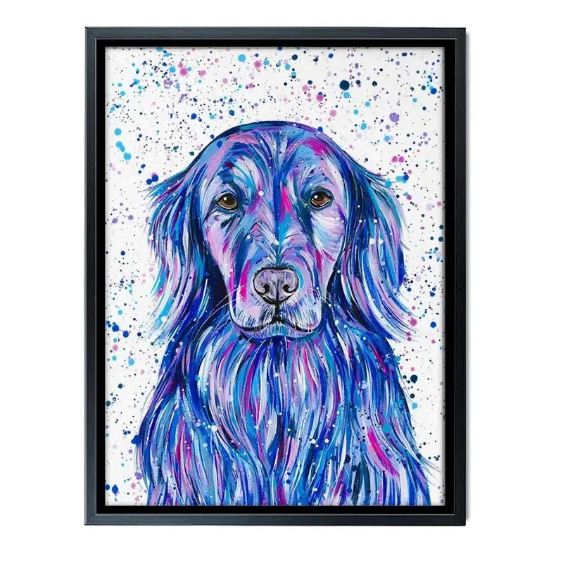 Golden Retriever Canvas Print Golden Retriever Canvas Print wall art product Emma LC Art